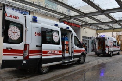 Adıyaman’da hafif ticari aracın çarptığı 2 kardeş yaralandı