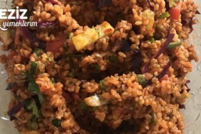 Kısır (Pilavlık Bulgur İle Gaziantep Kısırı)
