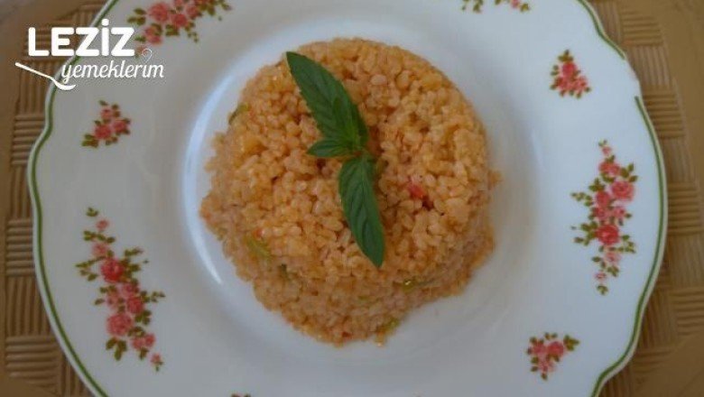 Sebzeli Bulgur Pilavı Yapılışı