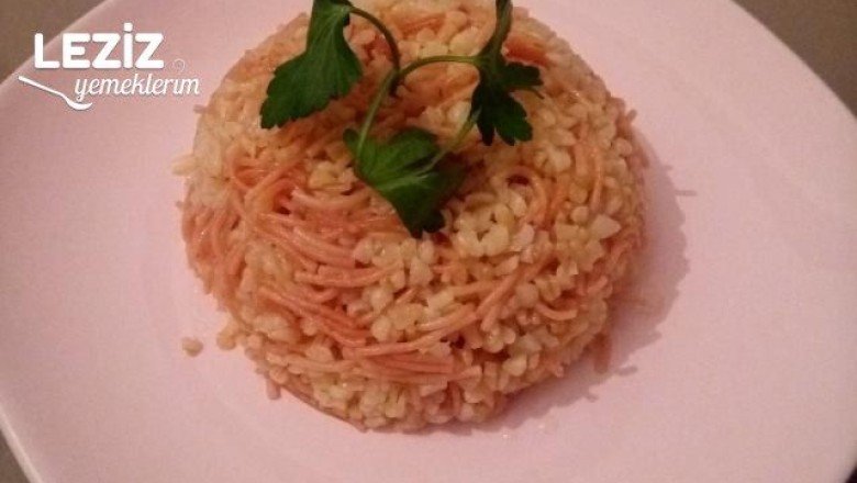 Tel Şehriyeli Bulgur Pilavı Yapılışı