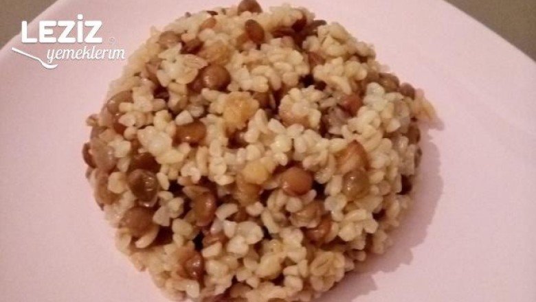 Yeşil Mercimekli Bulgur Pilavı