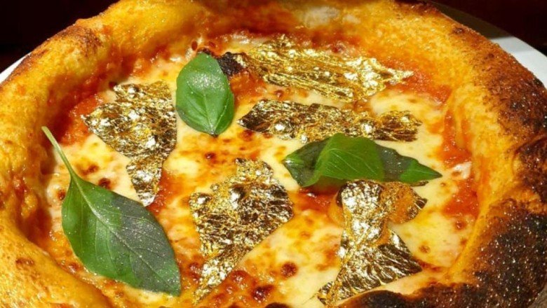 Nusret’ten ilham alan pizzacı 24 ayar altından pizza yaptı
