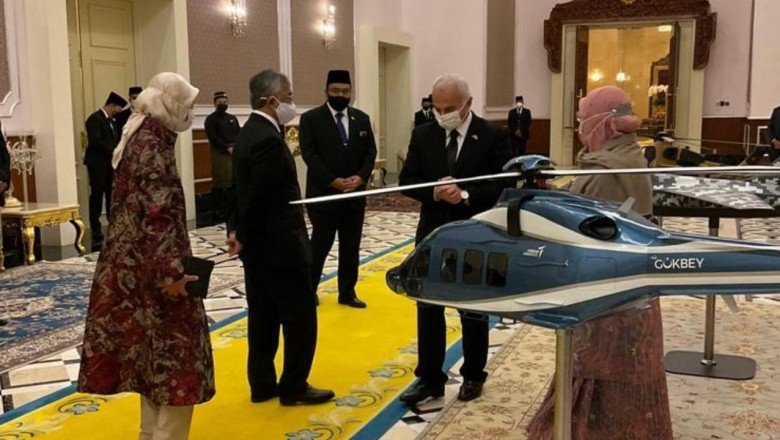 TUSAŞ projelerini Malezya Kralı’na anlattı