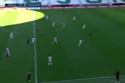 Giresunspor – Ankara Demirspor maçında Çekdar Orhan’dan alkışlanacak hareket!