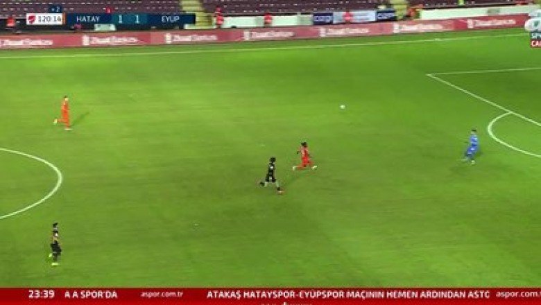 Hatayspor Eyüpspor maçında ilginç anlar! Mame Diouf…