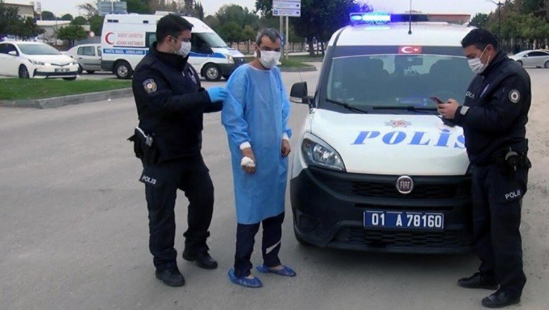 Adana’da garip olay! Hastaneden böyle kaçtı