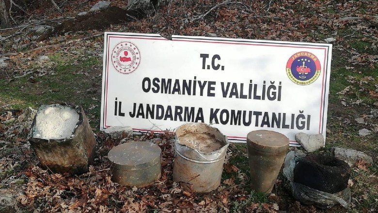 Amanoslar’da terör operasyonu: 180 kilogram patlayıcı ele geçirildi