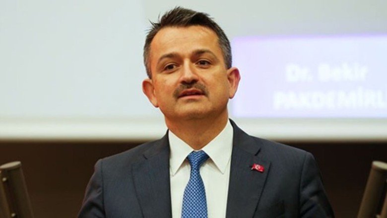 Bakan Pakdemirli: Allah’a şükür, üreticilerimize sahada zarar edecek ürün bırakmamayı başardık