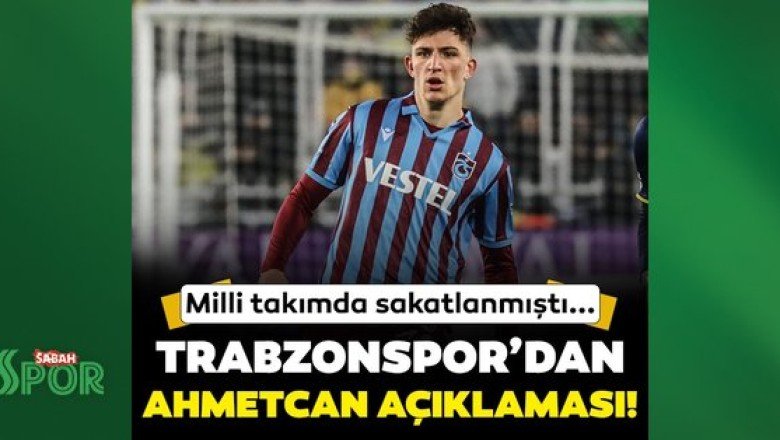 Trabzonspor’dan Ahmetcan Kaplan açıklaması! Milli takımda sakatlanmıştı…